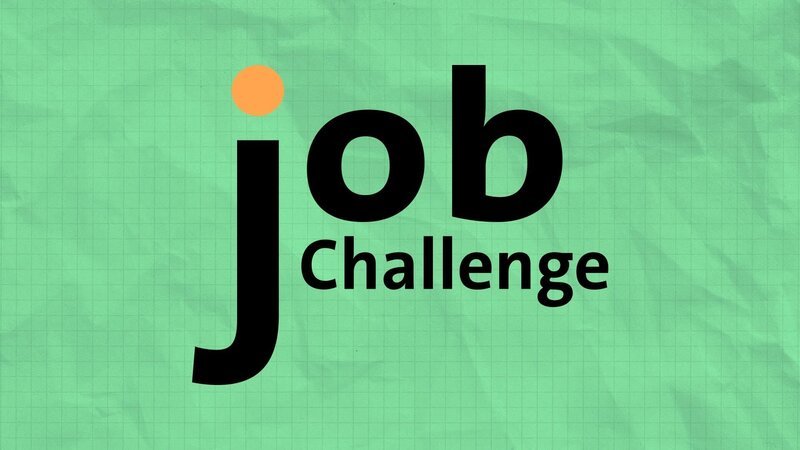 Key Visual/​Cover mit Typo zu „JobChallenge“. Unsere Mission: mit Neugier die eigene berufliche Zukunft gestalten! In jeder Folge von JobChallenge wagt sich eine Schülerin oder ein Schüler zwischen 15 und 18 Jahren in einen Ausbildungsberuf und muss eine echte Herausforderung aus dem Arbeitsalltag meistern – ohne Vorwissen. Der Azubi des Betriebs gibt Tipps und die Ausbildungsleitung bewertet, ob die Challenge bestanden ist. Außerdem gibt’s Infos, was man verdient oder welche Skills man mitbringen sollte. – Bild: BR