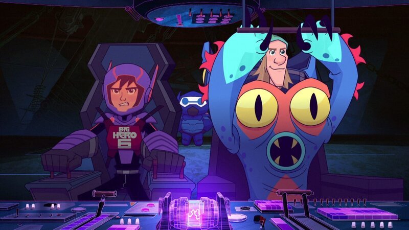 L-R: Hiro Hamada (voiced by Ryan Potter) and Fred (voiced by Brooks Wheelan) – Bild: The Walt Disney Company Germany