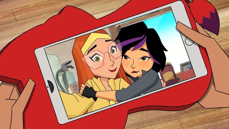 BIG HERO 6 THE SERIES – „The Fate of the Roommates“ – Big Hero 6 must stop a secret underground racing league. HONEY LEMON, GO GO – Bild: Disney