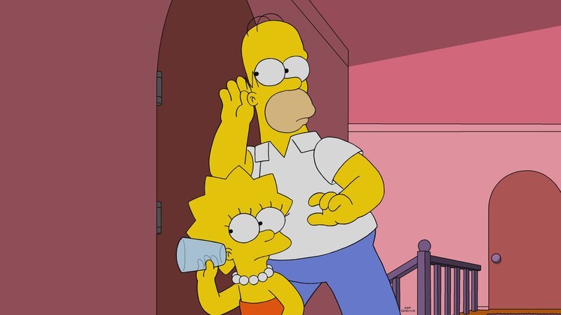 Lisa (l.); Homer (r.) – Bild: 20th Television
