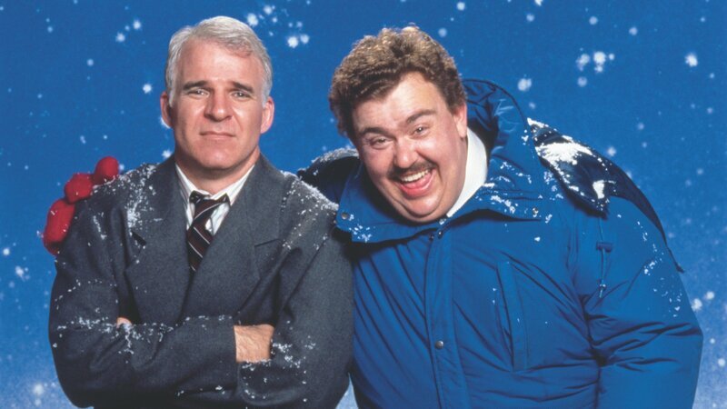 Neal (Steve Martin, l.) ist von seinem Reisebegleiter Del (John Candy, r.) schwer genervt. – Bild: ZDF und Paramount