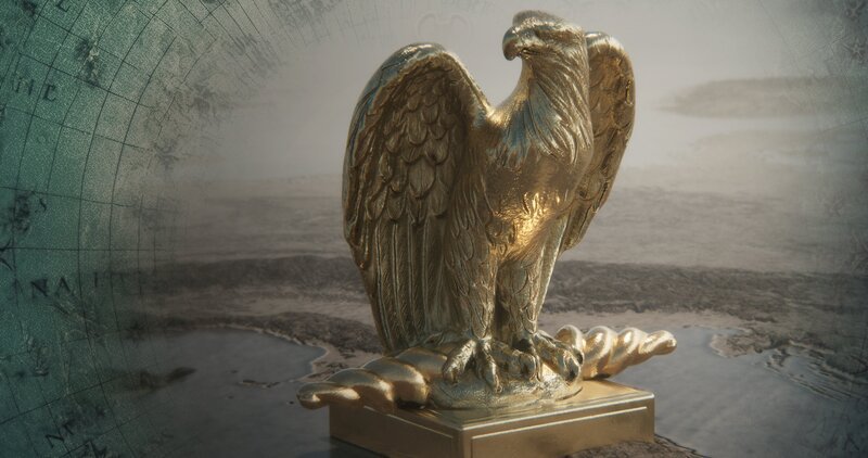 Artefakte des Römischen Reiches erinnern an die technischen und militärischen Fähigkeiten des einst großen Volkes. – Bild: ZDF und AdobeStock_615290059, Ancient_Powers_India_GFX_image_08