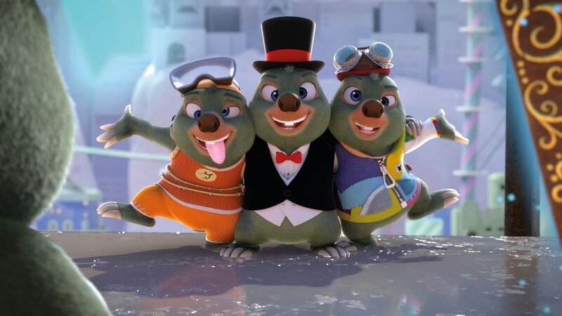 Maulwurf ist begeistert. Mit Hilfe seines Zauberbuches kann er sich vervielfältigen. Aber sind die Kopien auch so gut wie das Original? – Bild: The Cartoon Network, Inc.