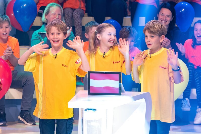 Das Rateteam aus Krieglach/​Österreich freut sich schon auf die Quizshow. – Bild: ZDF und Ralf Wilschewski