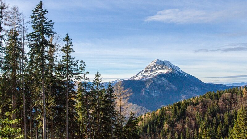 Der Bergstock des Ötschers liegt am östlichen Rand der Alpen. Sein Gipfel ist keine 2.000 Meter hoch und dennoch dominiert er das umliegende Land; hier gibt es Österreichs kältesten Ort, den dunkelsten Nachthimmel des Landes, Österreichs Grand Canyon und den größten Urwald. – Bild: ZDF und ORF/​Interspot Film/​Franz Hafner