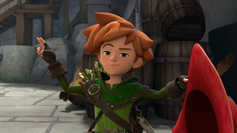 Robin möchte wieder für Lachen im Königreich sorgen. – Bild: Method Animation /​ ZDF Studios