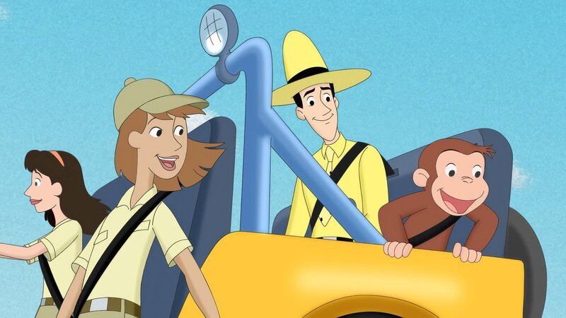 Picture shows on the right: Curious George. – Bild: ORF/​Universal