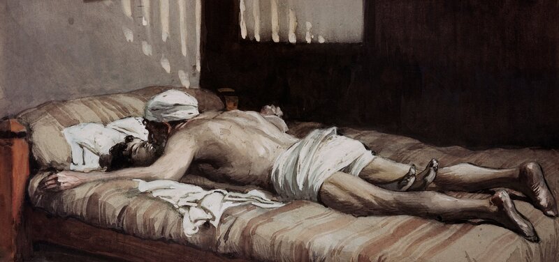 Elijah Raiseth the Widow’s Son James Tissot (1836⁠–⁠1902 French) Jewish Museum, New York, USA – Bild: HISTORY