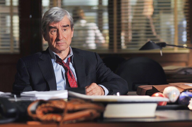 Jack McCoy (Sam Waterston) will erreichen, dass Gouverneur Shalvoy seinen Vorzeigesheriff weiterhin deckt, damit die Gerechtigkeit endlich ihren Lauf nehmen kann. – Bild: RTL