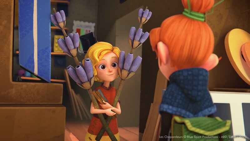 Yuna hat ein Mittel gegen Spinnen: Lavendel. – Bild: SWR/​Blue Spirit Productions