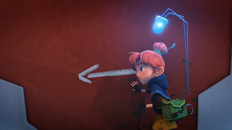 Arrietty folgt den geheimen Hinweisen, die Yuna ihr hinterlassen hat. – Bild: SWR/​ELLIPSANIME PRODUCTIONS/​BELVISION/​DARGAUD MEDIA/​RTBF