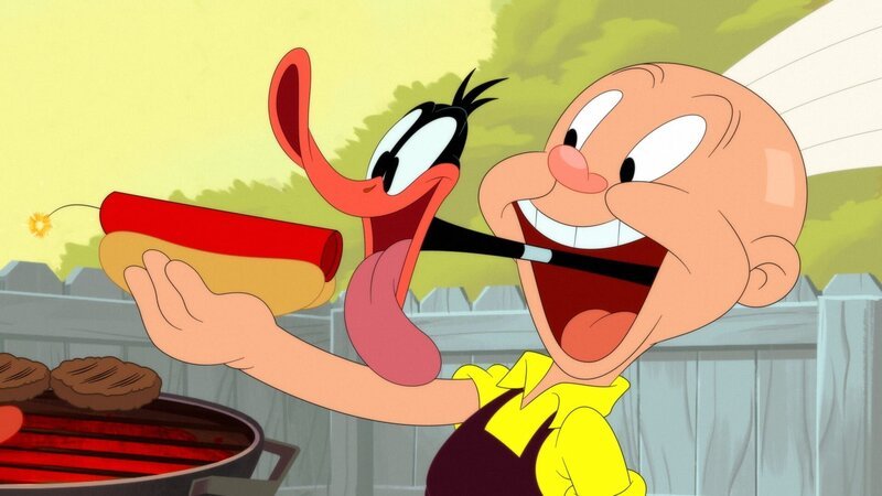 v.li.: Daffy Duck, Elmer Fudd – Bild: Warner Bros. Entertainment Inc. LOONEY TUNES and all related characters and elements are trademarks of and © Warner Bros. Entertainment Inc. All Rights Reserved