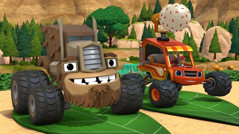 L-R: Gasquatch, Blaze und AJ – Bild: ViacomCBS