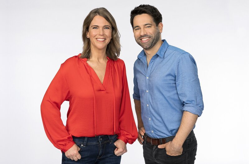 Anne Brüning und Daniel Johé. – Bild: BR/​HR/​Ben Knabe