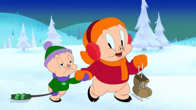 l-r: Cicero, Porky Pig – Bild: Warner Bros. Entertainment Inc.  LOONEY TUNES and all related characters and elements are trademarks of and © Warner Bros. Entertainment Inc.  All Rights Reserved