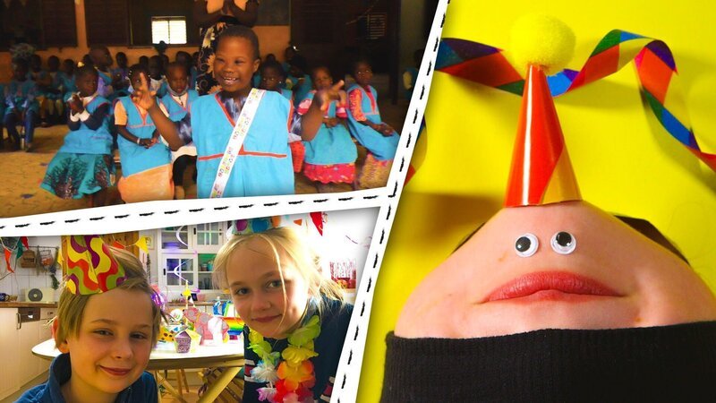 Geburtstage sind super! Kinder feiern Geburstag. – Bild: KiKA/​Motion Works GmbH