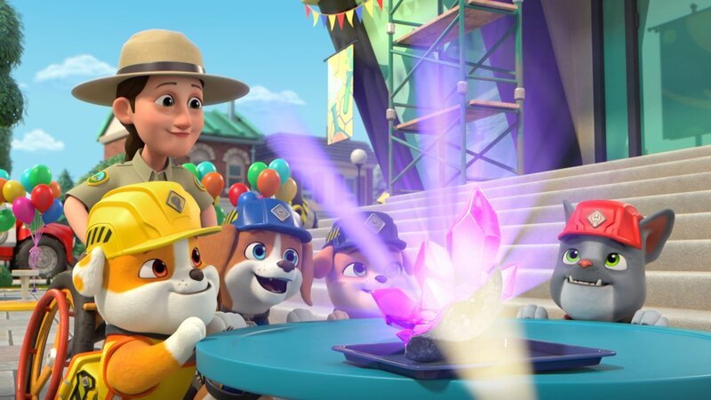 v.li.: Rubble, Park Ranger Rose, Wheeler, Mix, Charger – Bild: Paramount