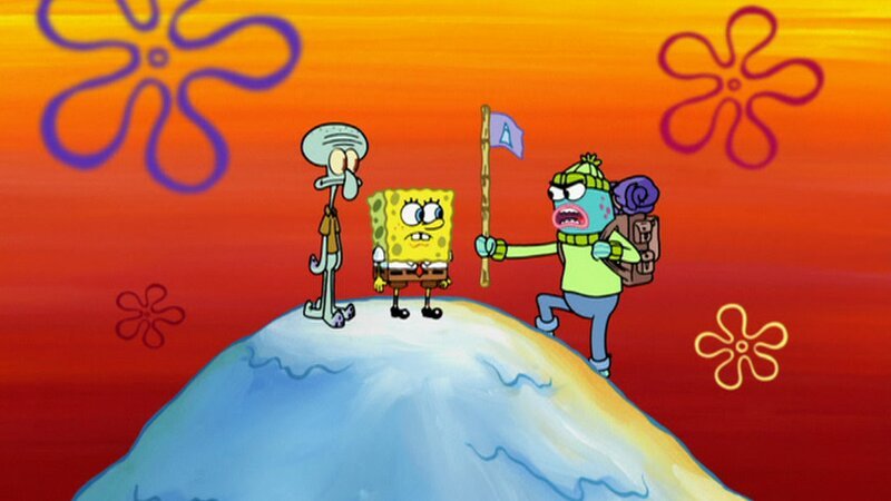 Squidward (l.), SpongeBob (m.) – Bild: ViacomCBS