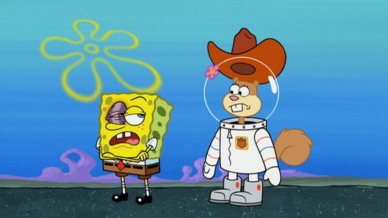 L-R: SpongeBob, Sandy – Bild: ViacomCBS