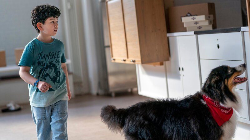 Milan (Cihan) und Pepper finden ein Entführungsopfer im Schrank. – Bild: NDR/​Boris Laewen