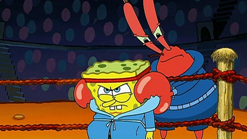 L-R: SpongeBob, Mr. Krabs – Bild: ViacomCBS