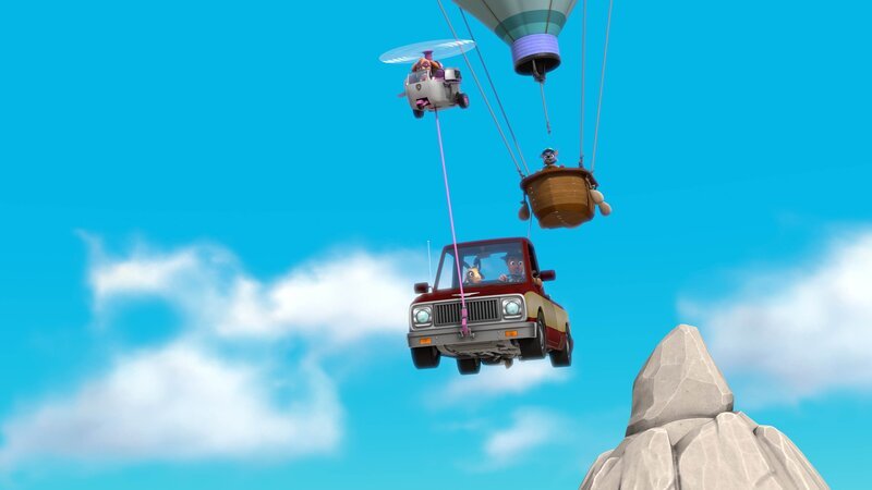 L-R: Skye, Garbie, Traveling Travis, Rocky – Bild: Paramount