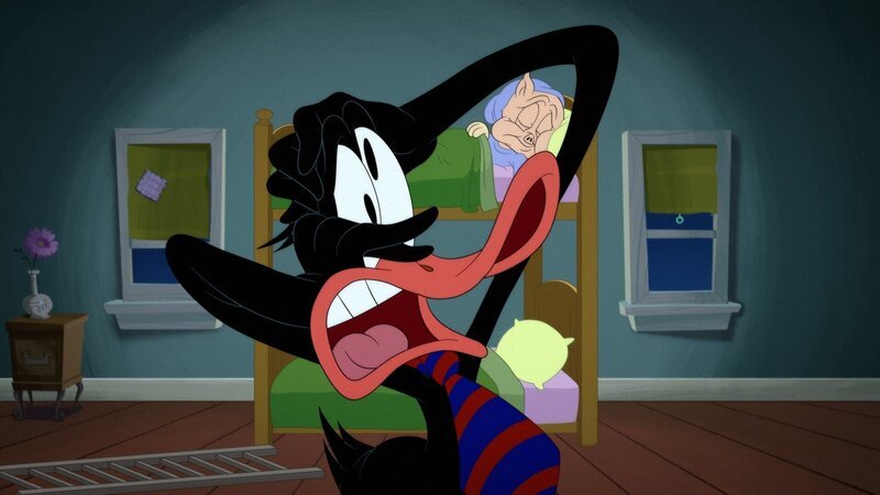 v.li.: Daffy Duck, Porky Pig – Bild: Warner Bros. Entertainment Inc. All Rights Reserved. /​ for show promotional use only
