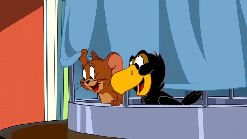 v.li.: Jerry, Myna Bird. – Bild: Warner Brothers