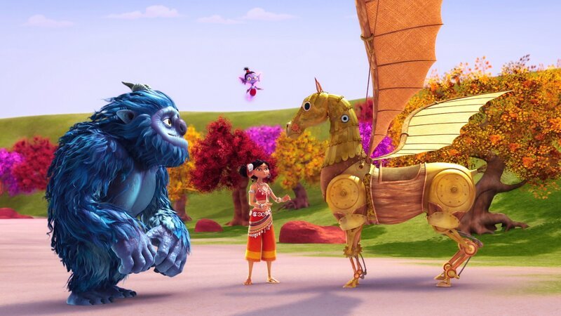 Das Mechanische Pferd hat zu seinem Besitzer gefunden – den wahren Sultan! – Bild: rbb/​Hahn Film AG /​ Chocolate Liberation Front /​ Toonz Entertainment /​ 1001 Nights Productions Pty Ltd