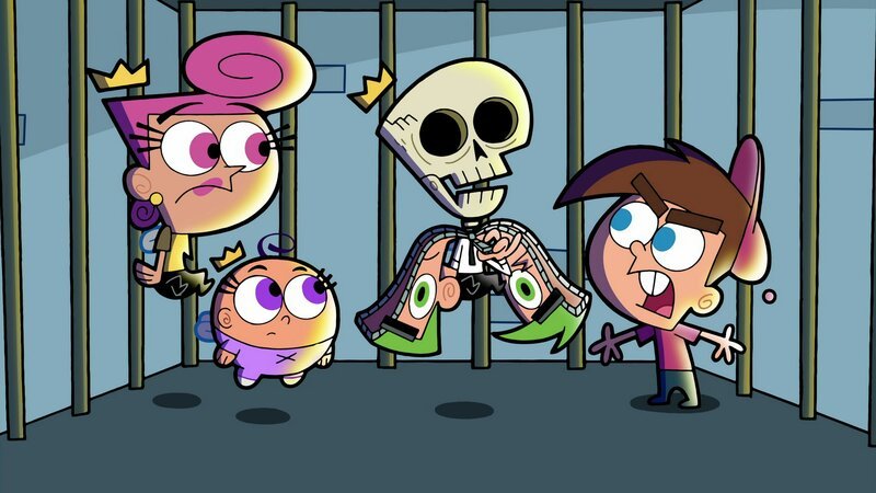 L-R: Wanda, Poof, Cosmo, Timmy – Bild: ViacomCBS