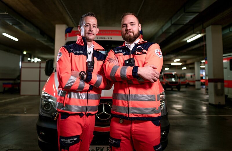 Michael (l.); David (r.) – Bild: SAT.1 /​ Gerrit Büttgenbach