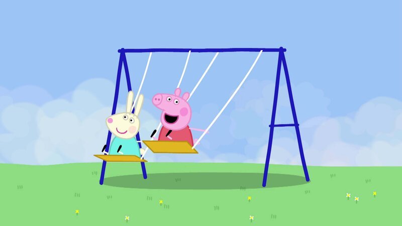 v.li.: Rebecca Rabbit, Peppa Pig – Bild: Paramount