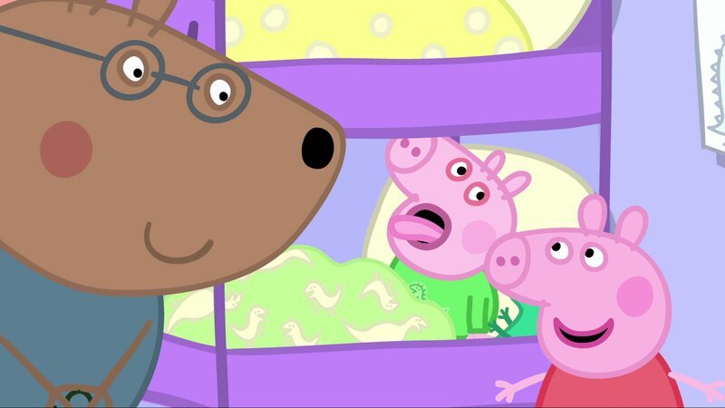 v.li.: Dr. Brown Bear, George Pig, Peppa Pig – Bild: Paramount