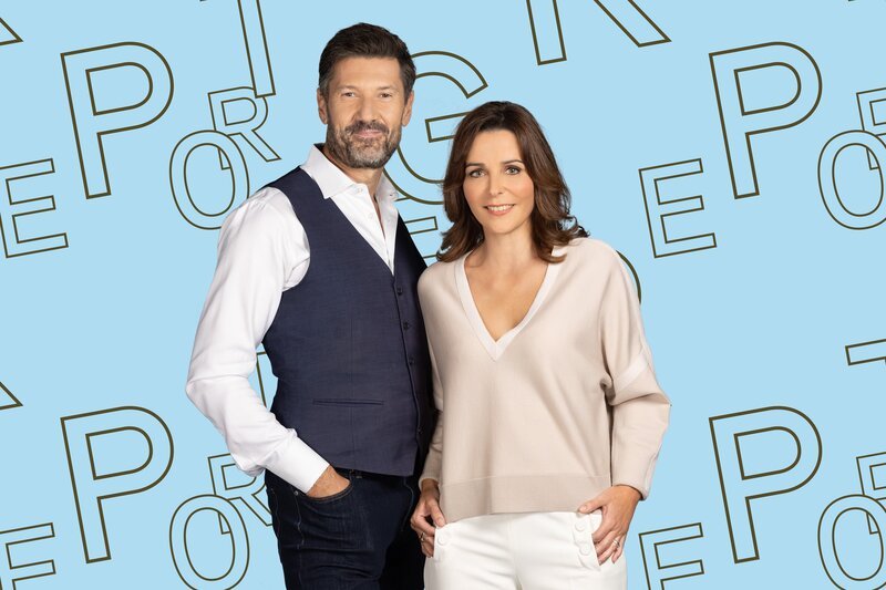 William Irigoyen und Andrea Fies, ARTE-ModeratorInnen (ARTE Reportage) – Bild: Frédéric MAIGROT