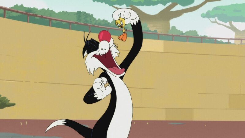 v.li.: Sylvester, Tweety – Bild: Warner Bros. Entertainment Inc. LOONEY TUNES and all related characters and elements are trademarks of and © Warner Bros. Entertainment Inc. All Rights Reserved