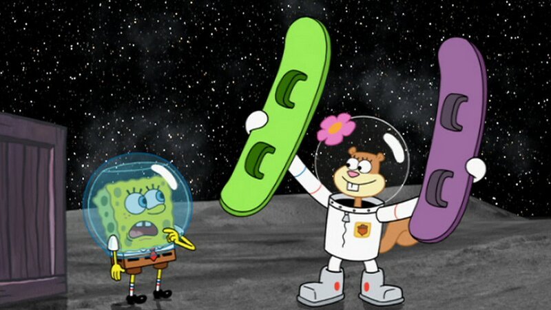 L-R: SpongeBob, Sandy – Bild: ViacomCBS