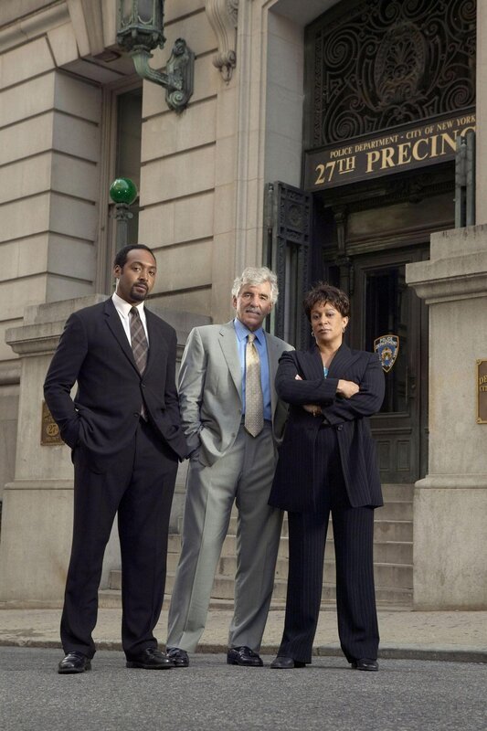 15. Staffel: Die Ermittler der Polizei: (v.li.) Det. Ed Green (Jessie Martin), Det. Joe Fontana (Dennis Farina) und Lt. Anita Van Buren (S. Epatha Merkerson) – Bild: NBC Universal