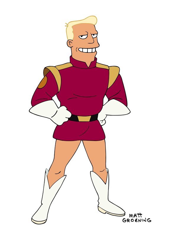 Zapp Brannigan: Raumschiffkapitän und Möchtgern-Casanova, hält sich für den Schönsten im Weltraum. – Bild: und TM Twenthieth Century Fox Film Corporation – Alle Rechte vorbehalten Lizenzbild frei
