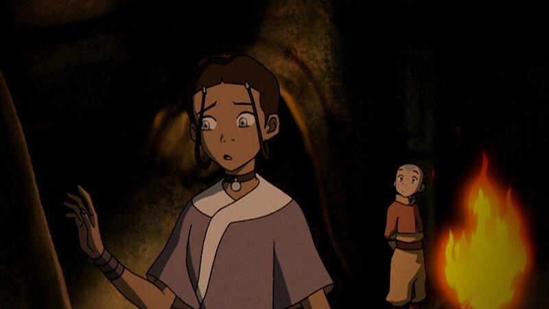 L-R: Katara, Aang – Bild: Viacom
