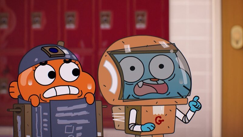 v.li.: Darwin, Gumball – Bild: TM & © 2015 CARTOON NETWORK. A TIME WARNER COMPANY. ALL RIGHTS RESERVED.