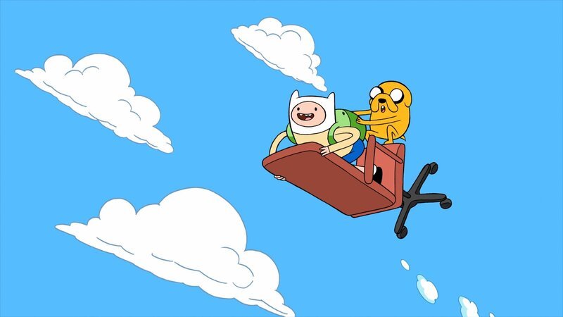 L-R:Finn (Jeremy Shada) , Jake (John DiMaggio) – Bild: OTTC