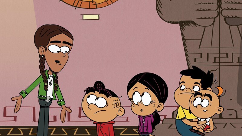 L-R: Charles Little Bull, Carlino, Ronnie Anne, CJ, Carlitos – Bild: Paramount