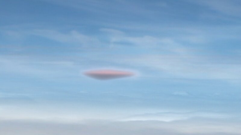 UFO von Air France Flug aus gesehen. – Bild: NGC /​ National Geographic Channels Int