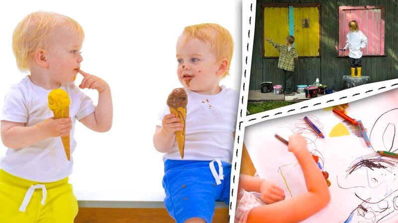 Eis ist lecker! Kinder malen und basteln zum Thema Eis. – Bild: KiKA/​Motion Works GmbH