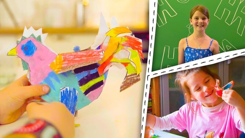 Hühner sind lustig! Kinder machen Witze und basteln Hühner. – Bild: KiKA/​Motion Works GmbH