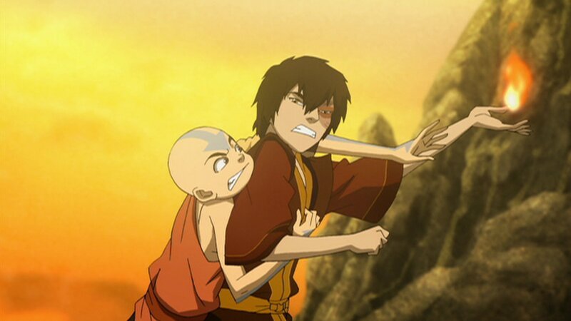 L-R: Aang, Zuko – Bild: Nicktoons