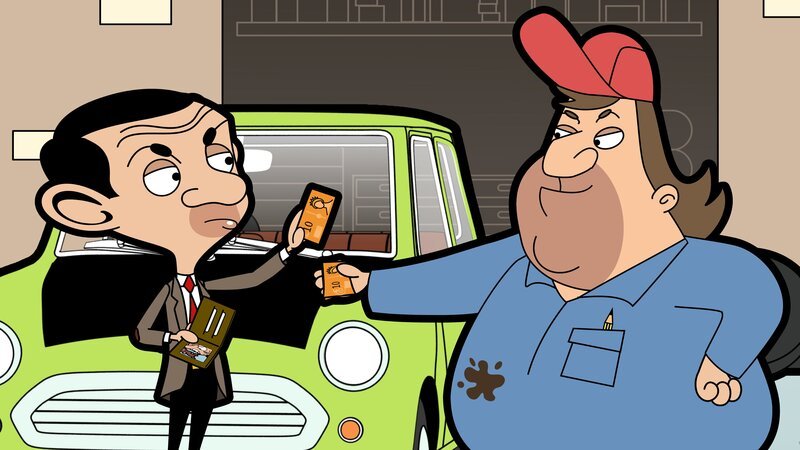 v.li.: Mr. Bean, Dickie Diddles – Bild: Tiger Aspect Productions Limited