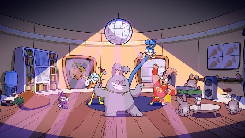 v.li.: Midnight Bun Bun, Bex, Derek, Stumpy, Handsome Steve – Bild: Paramount