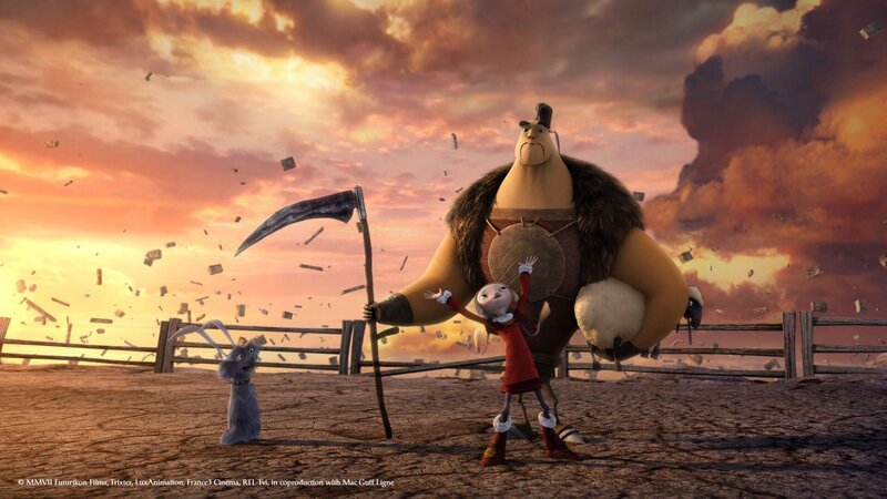 Die Drachenjäger versuchen den gefürchteten Weltenfresser unschädlich zu machen. – Bild: Fix und Foxi