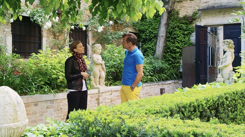 Karl Ploberger im Palazzo Bru Zane – im Gespräch mit Katia Amoroso. – Bild: ZDF und ORF/​Karl Ploberger/​Karl Ploberger